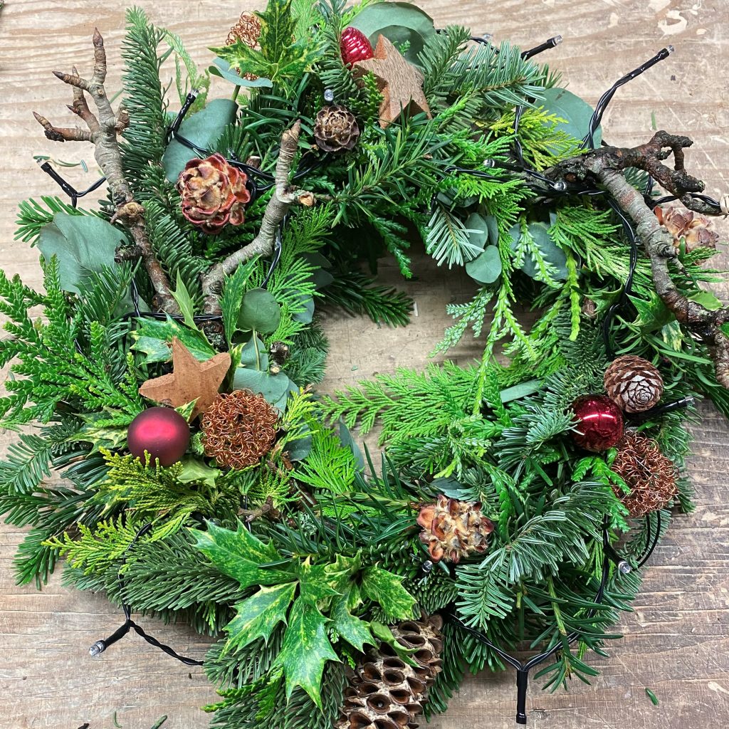kerstkrans van bij ellen