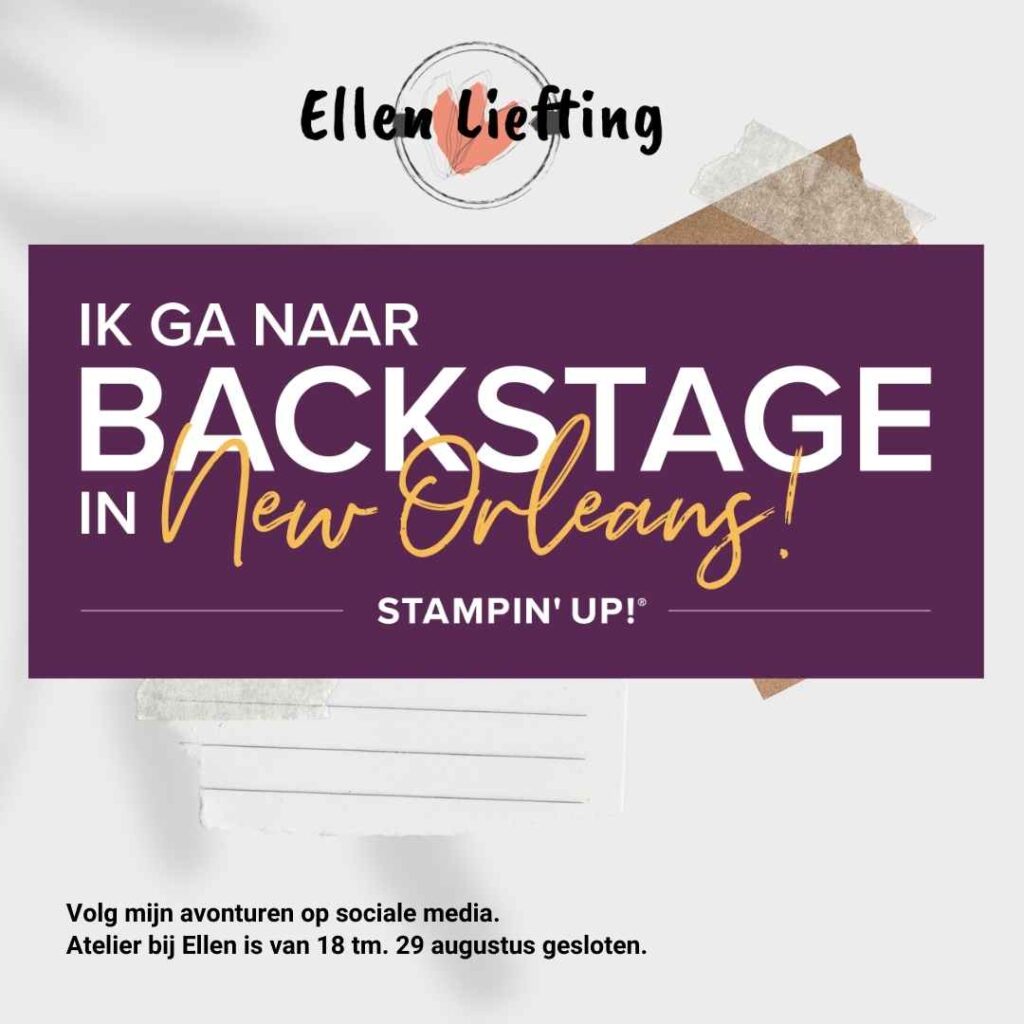 Ellen Liefting naar StampinUpBackStage