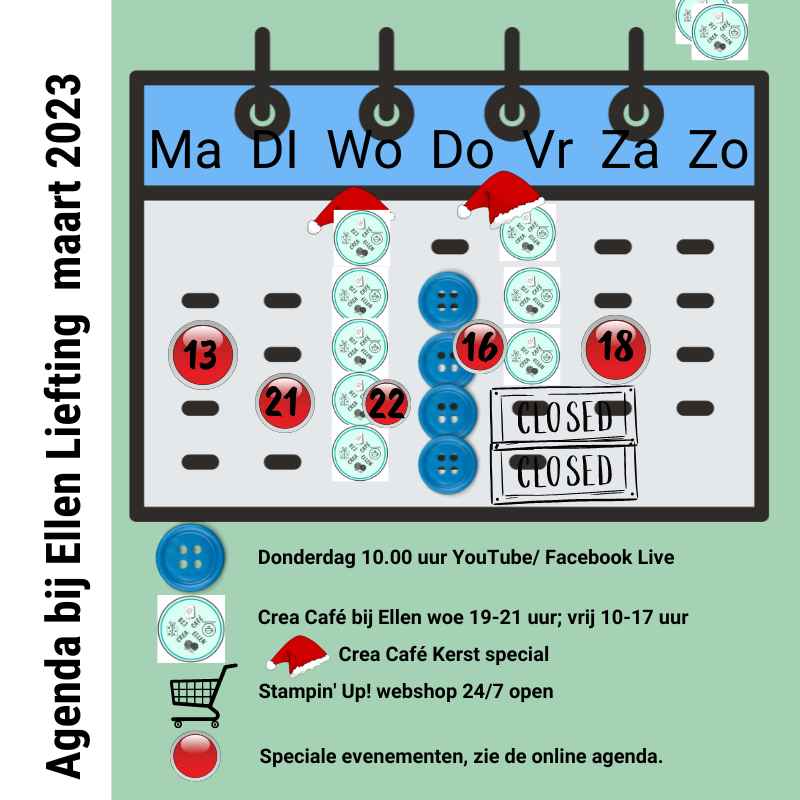 agenda bij ellen maart 2023