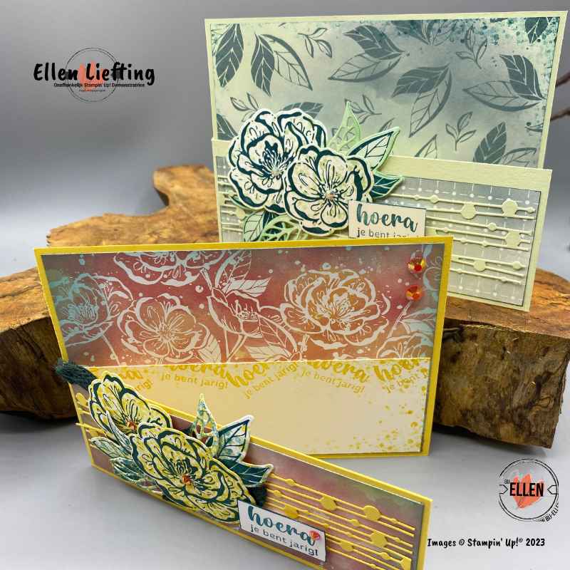 blij en bloemrijk stampinup door ellen liefting
