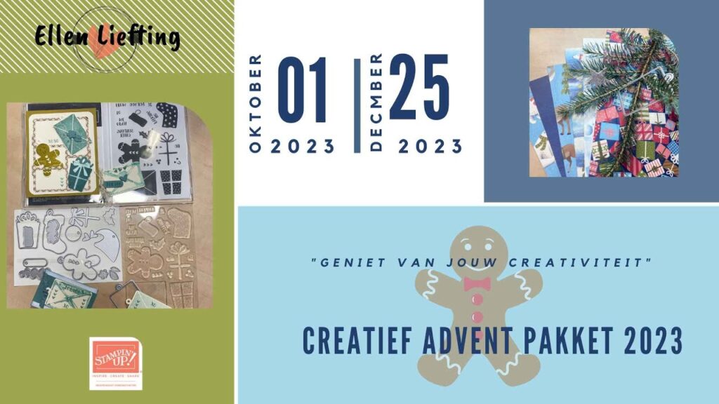 Hoe je met een beetje extra tijd uiteindelijk tijd over houdt. 2 creatief advent pakket 2023