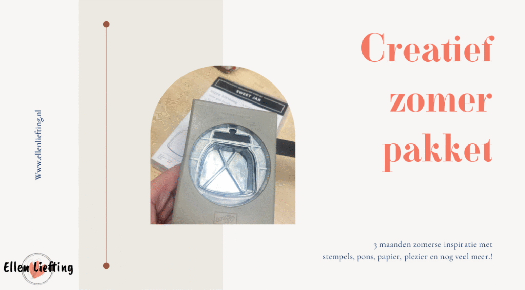 Creatief zomer pakket banner